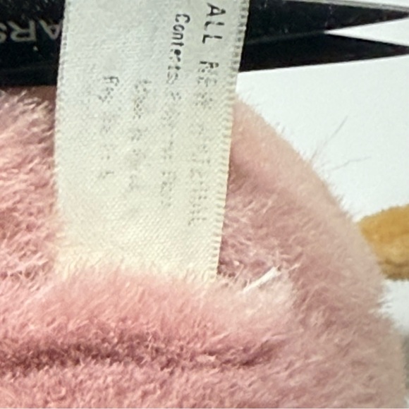 Vintage Douglas Little Cuddlers Plush Pink Purple Pig 10" Retired Collectable - Picture 10 of 11